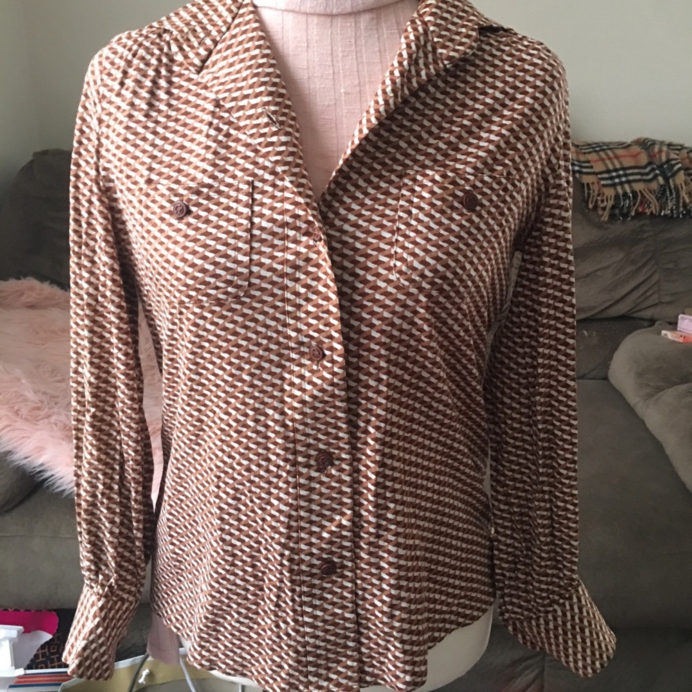 Christian Dior botton down top